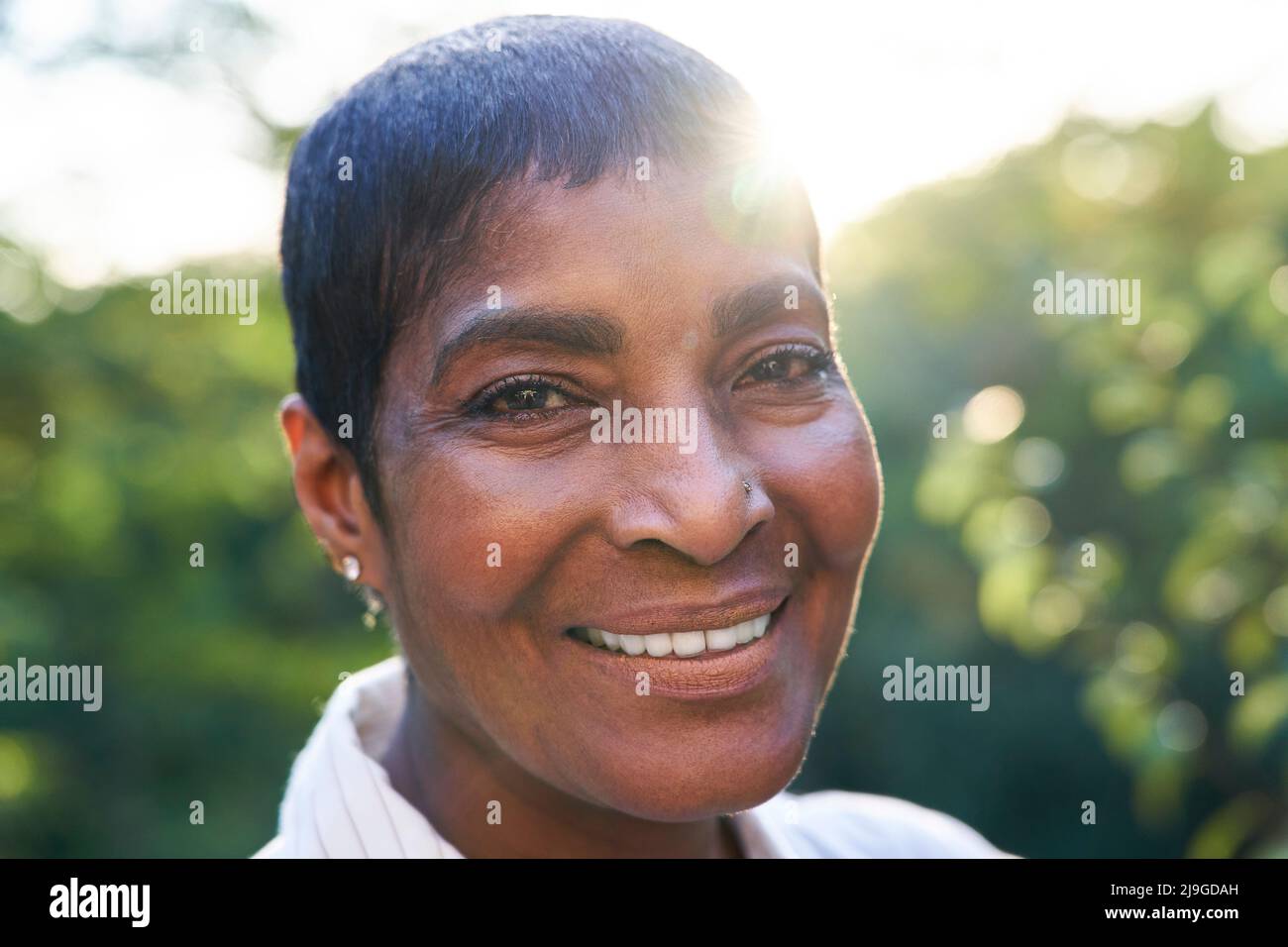 Close up back view senior hi-res stock photography and images - Alamy