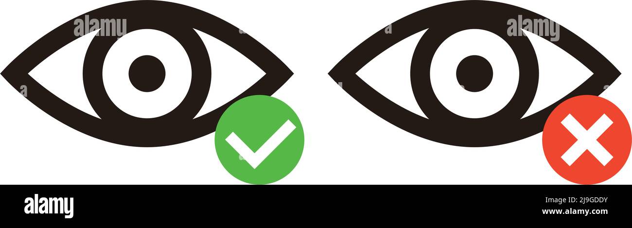 Human eye icon. Vector. Simple illustration inc black. Editable vector. Stock Vector
