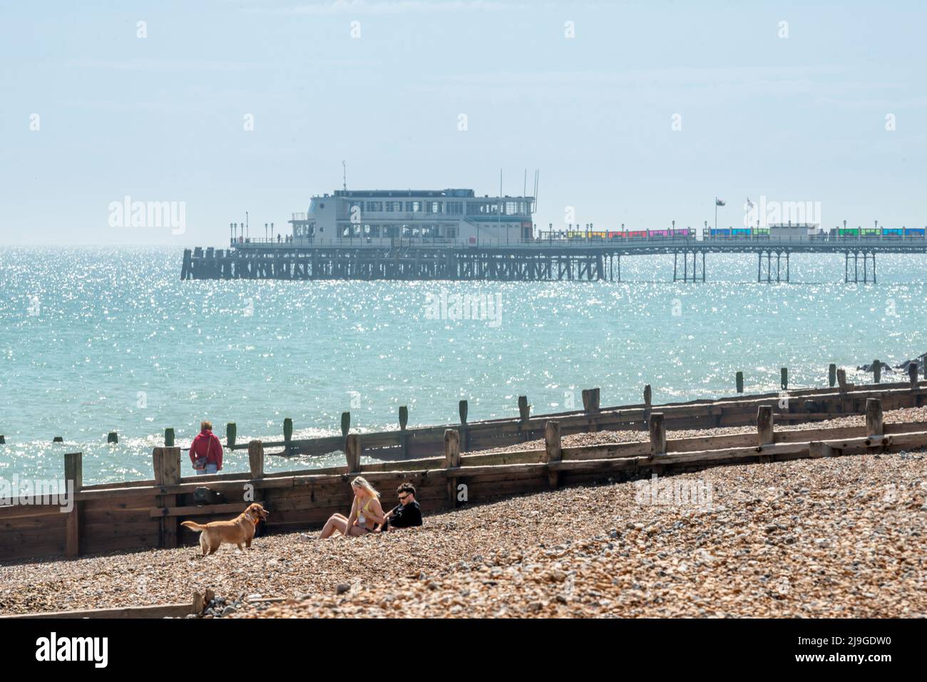 Worthing, May 17th 2022 Worthing Pier Stock Photo Alamy