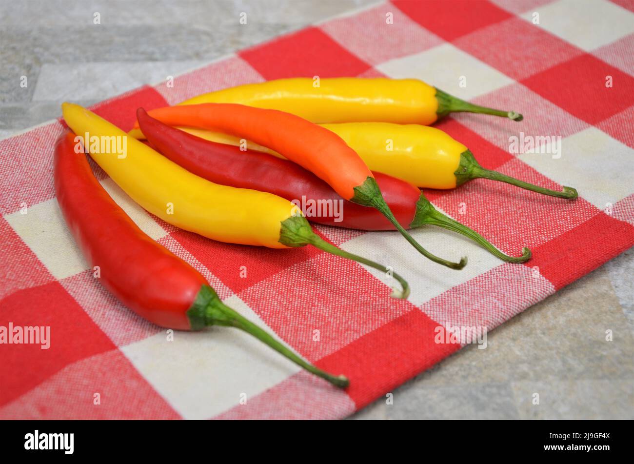 chilli peppers Stock Photo