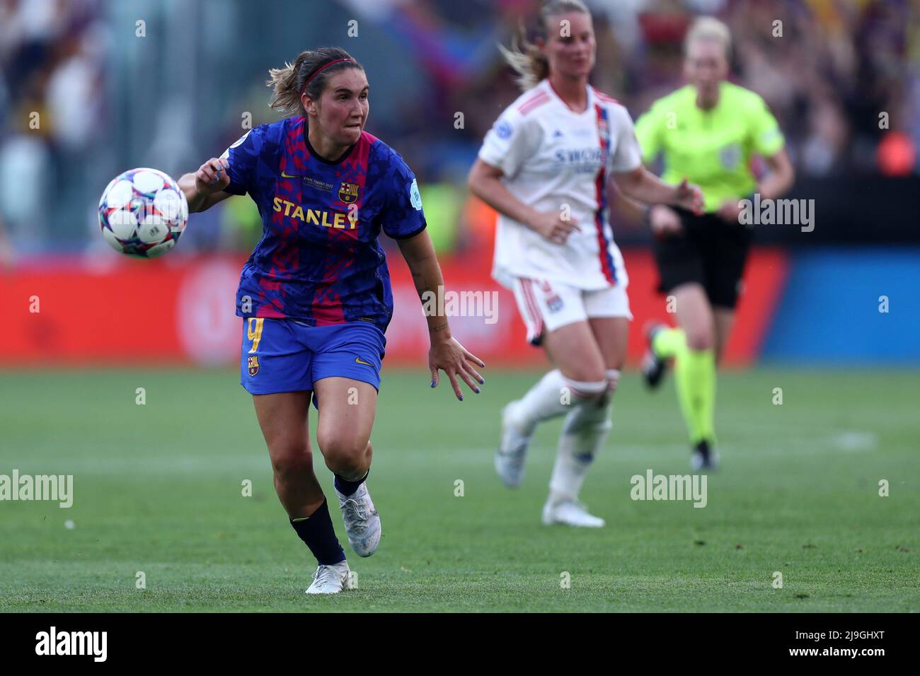 TURIN - Mariona Francesca Caldentey Oliver of FC Barcelona women is  disappointed during the UEFA Women's Champions League Final between Barcelona  FC and Olympique Lyon at the Juventus Stadium on May 21