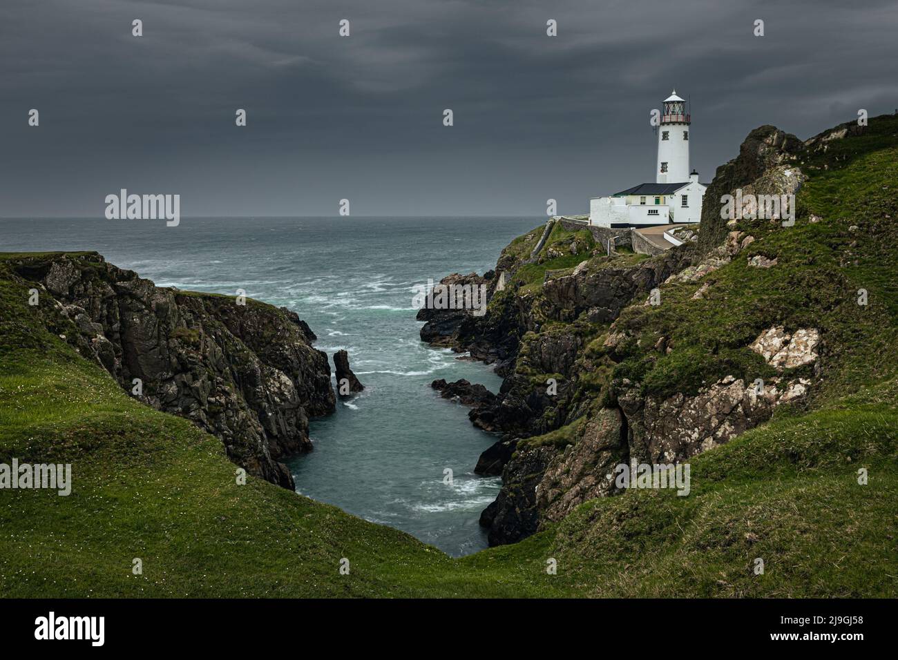 Fanad Head Lighthouse, Ireland Stock Photo