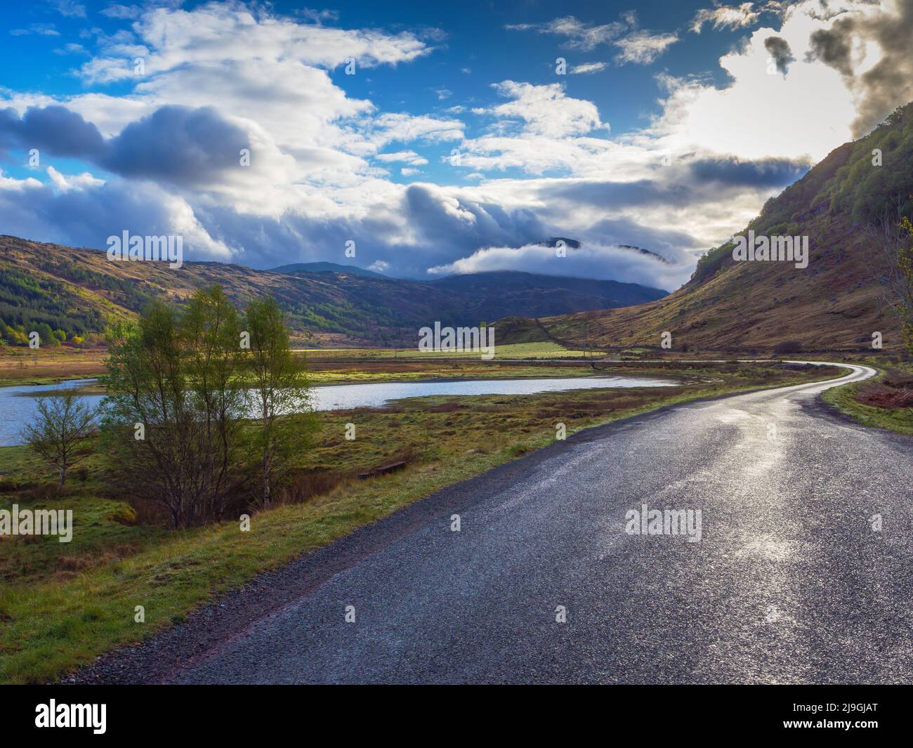 Loch Sunart, Ardnamurchan Highlands of Scotland. Stock Photo