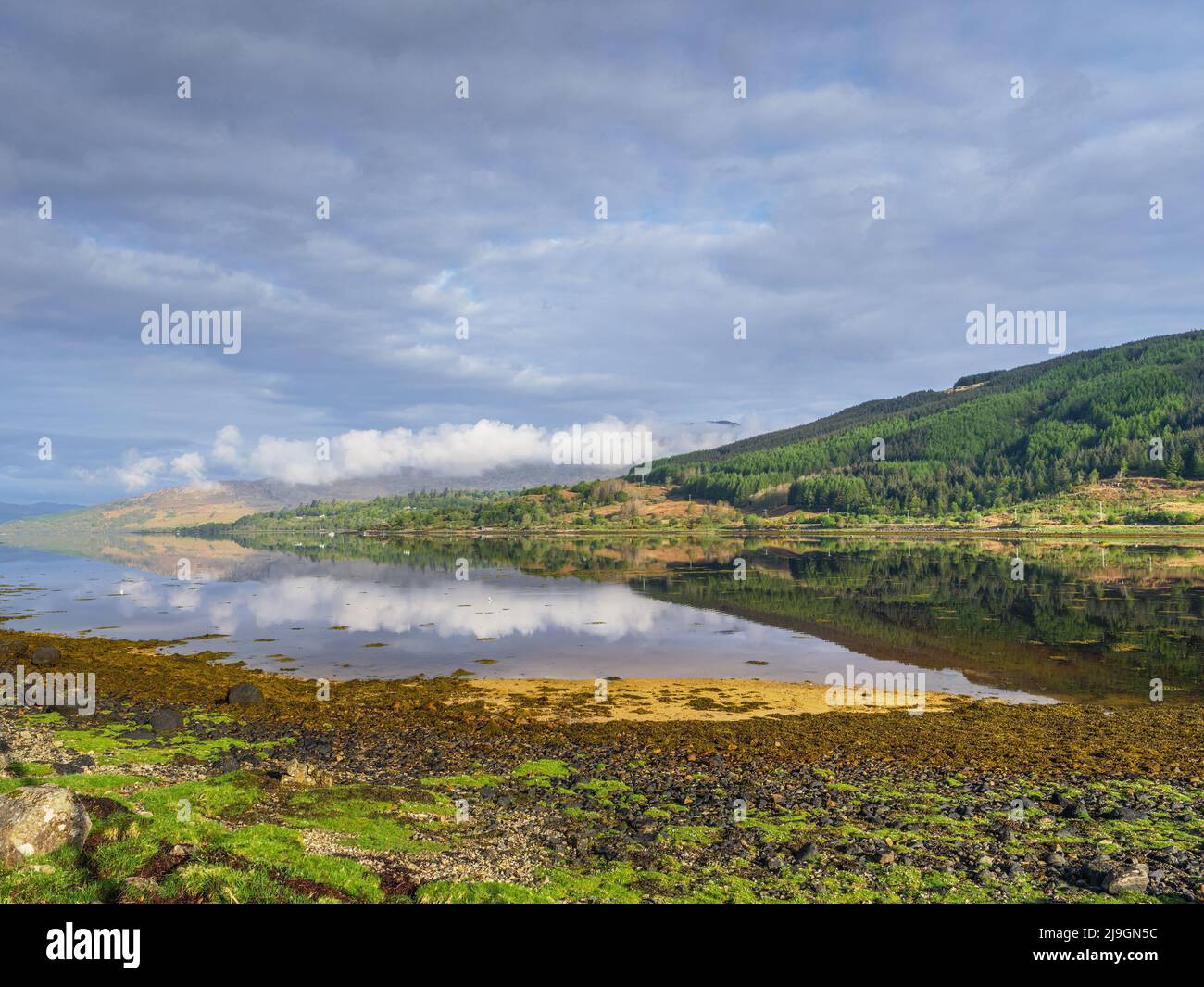 Loch Sunart, Highlands of Scotland. Ardnamurchan Stock Photo