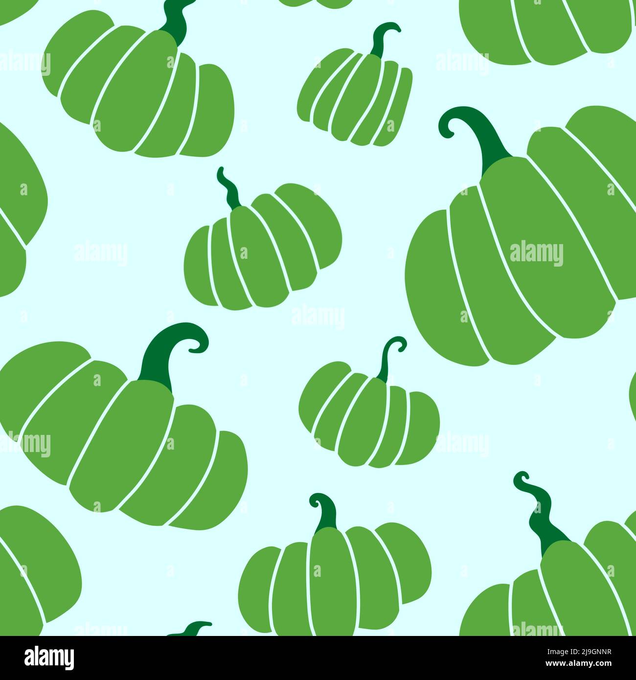 Halloween seamless cute pumpkins pattern for textiles and packaging and