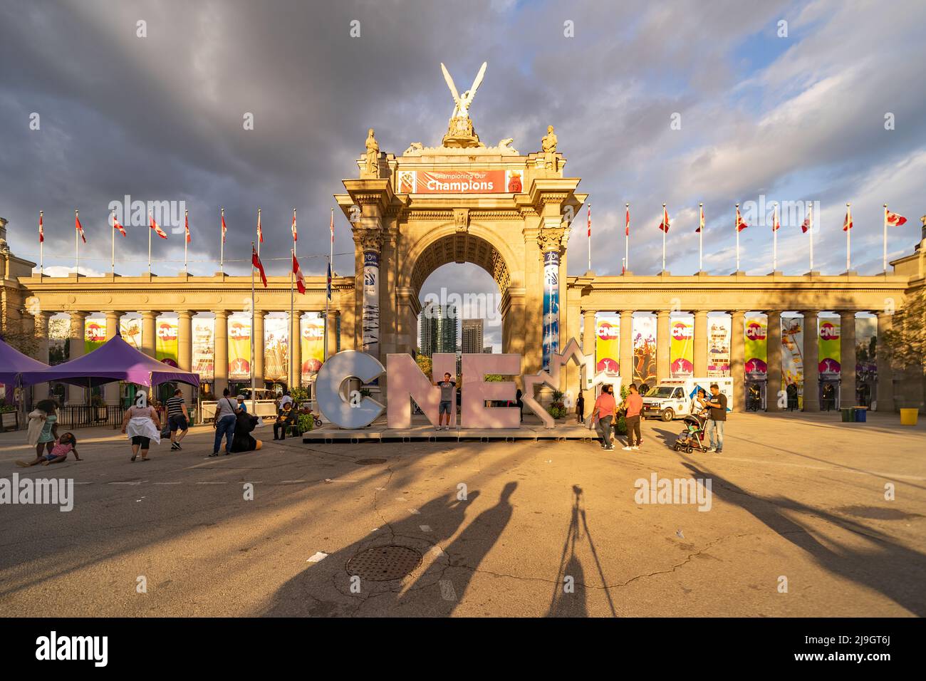 Toronto, Ontario Canada - May 3rd, 2022 Princess Gates Canadian National Exhibition Stock Photo