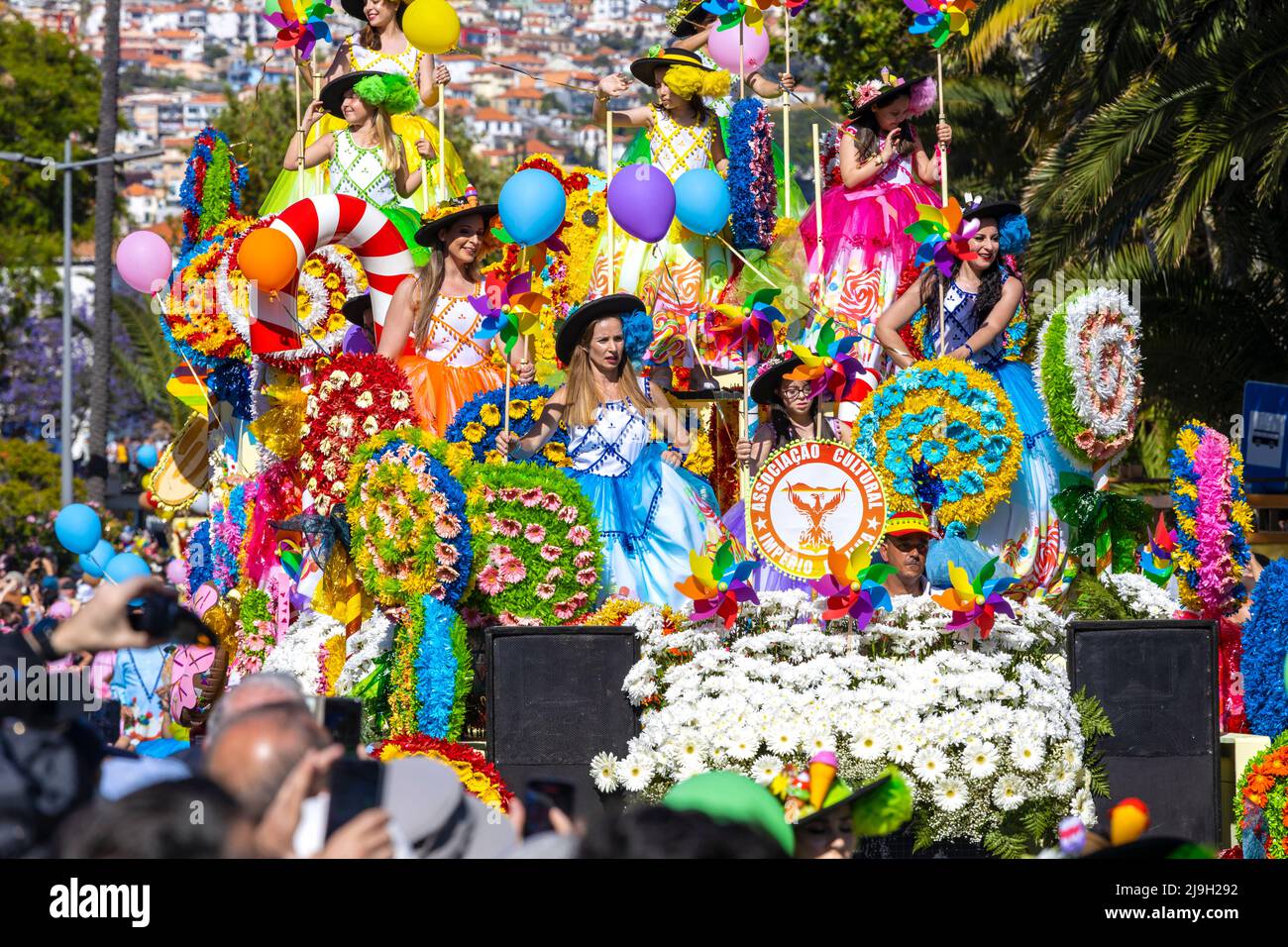 Funchal, Madeira May 8, 2022 The famous Flower Festival (Festa da