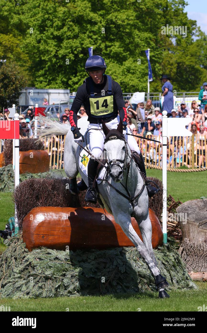 Oliver Townend - Swallow Springs -  Cross Country at Badminton Horse Trials 2022 Stock Photo
