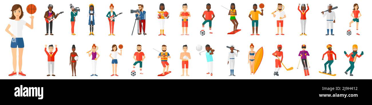Sport and music hobby Stock Vector Image & Art - Alamy