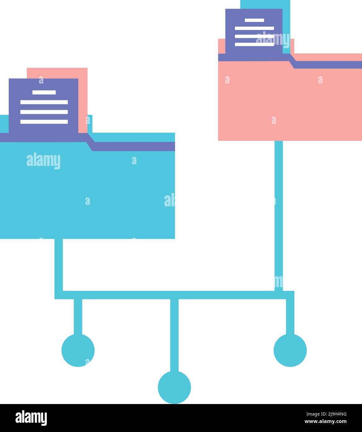 network folder file Stock Vector Image & Art Alamy