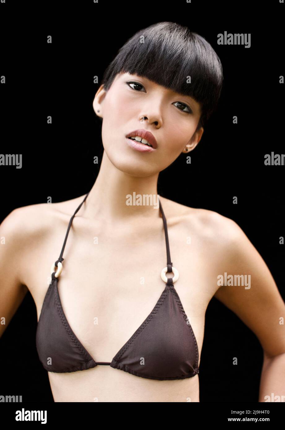 Asian model in bikini hi-res stock photography and images - Alamy