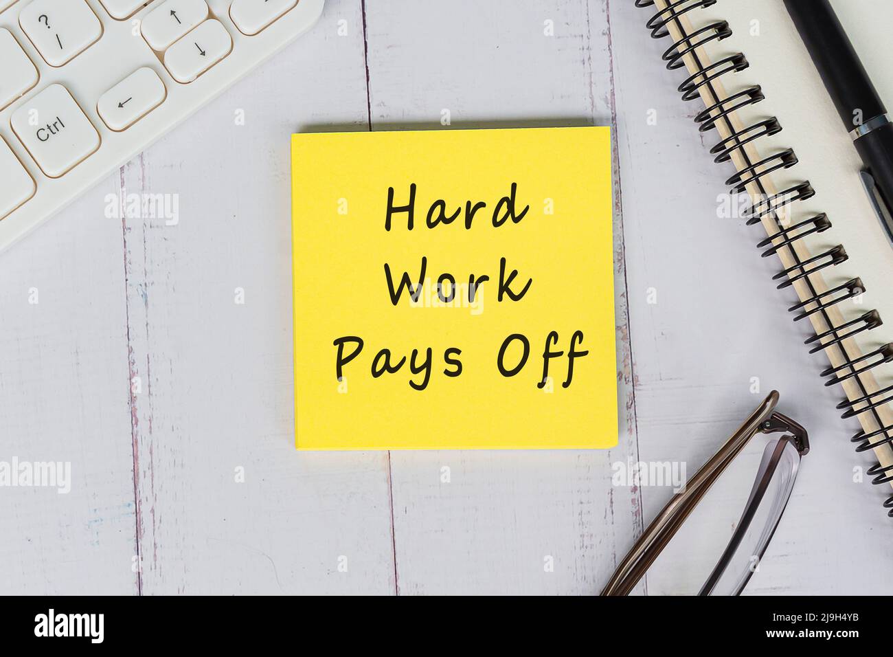 Text written on adhesive hi-res stock photography and images - Alamy