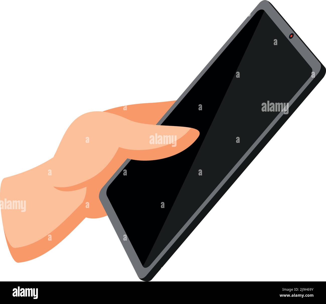 hand with smartphone Stock Vector Image & Art - Alamy