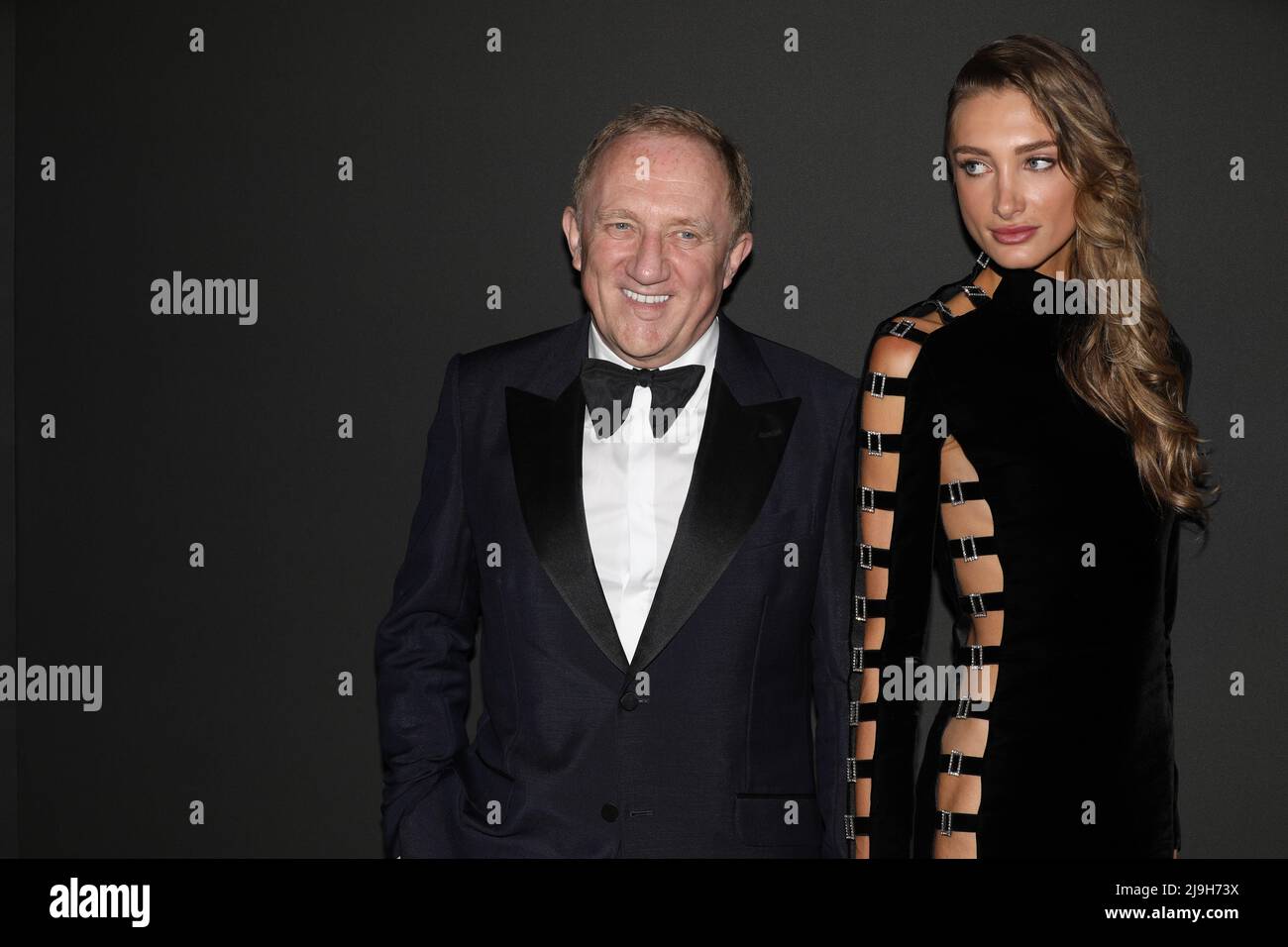 May 22, 2022, Cannes, Cote d'Azur, France: FRANCOIS-HENRI PINAULT and his daugther MATHILDE PINAULT attend the KERING Women in Motion Awards photocall during 75th annual Cannes Film Festival (Credit Image: © Mickael Chavet/ZUMA Press Wire) Stock Photo