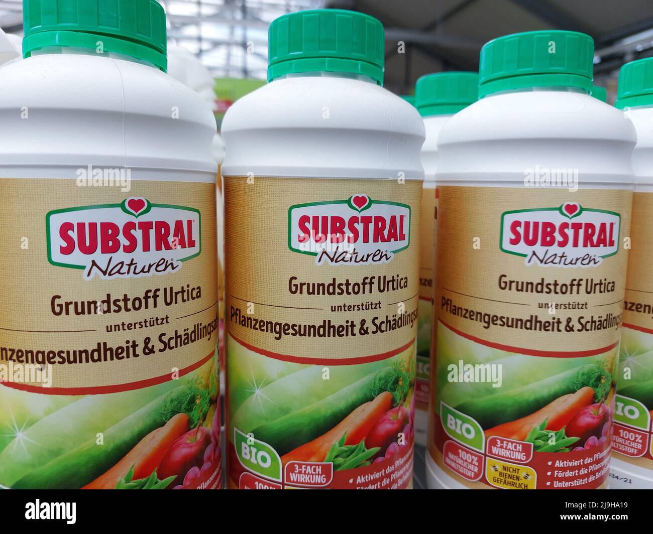 Substral liquid fertilizer in a market Stock Photo Alamy