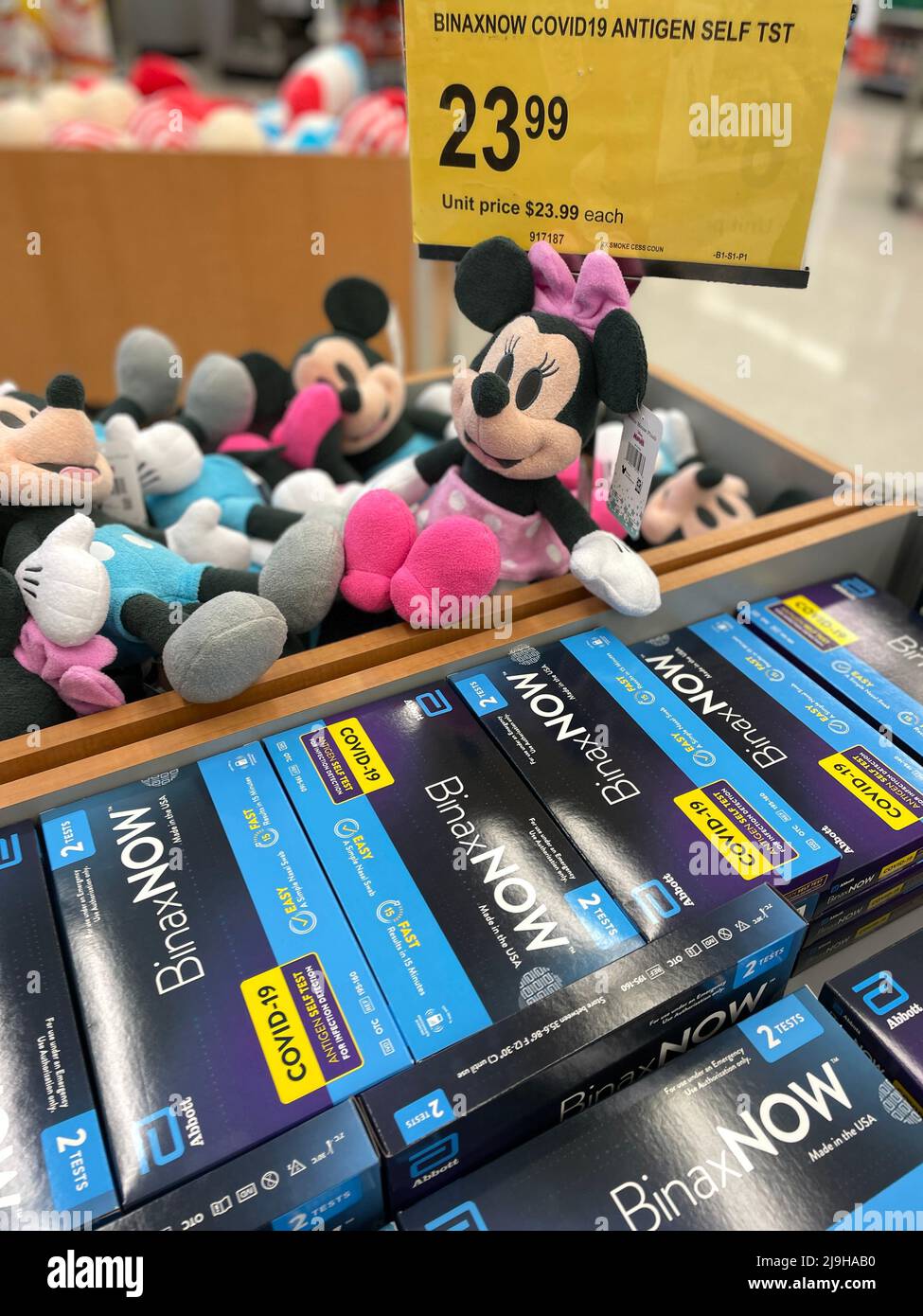 Las Vegas, Nevada, USA. 22nd May, 2022. BinaxNow brand Covid19