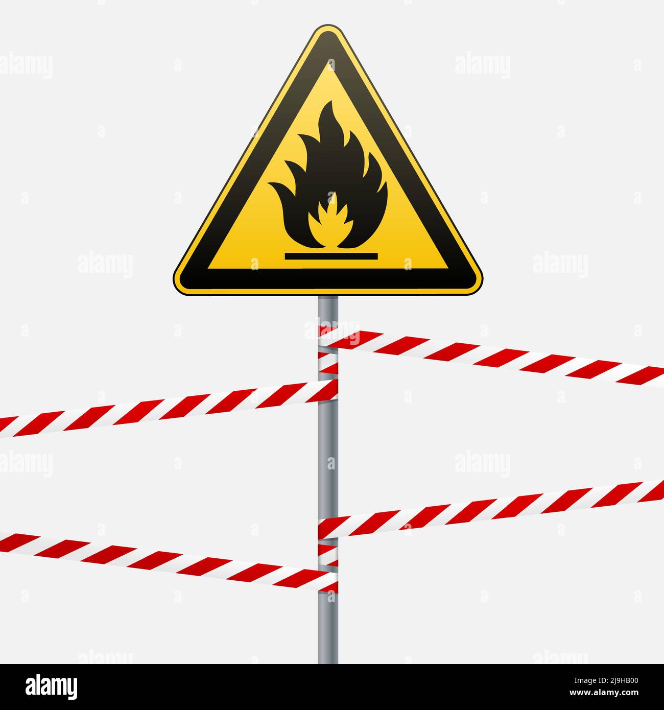 Caution fire hazard Combustible environment. Flammable liquids or