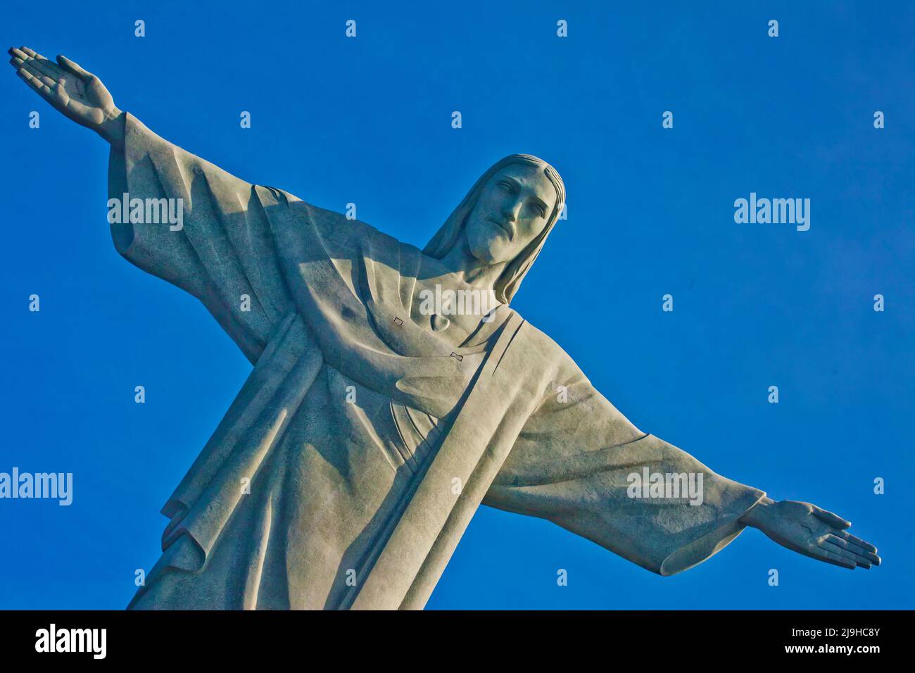 Christ the Redeemer Statue  in Rio de Janeiro, Brazil Stock Photo