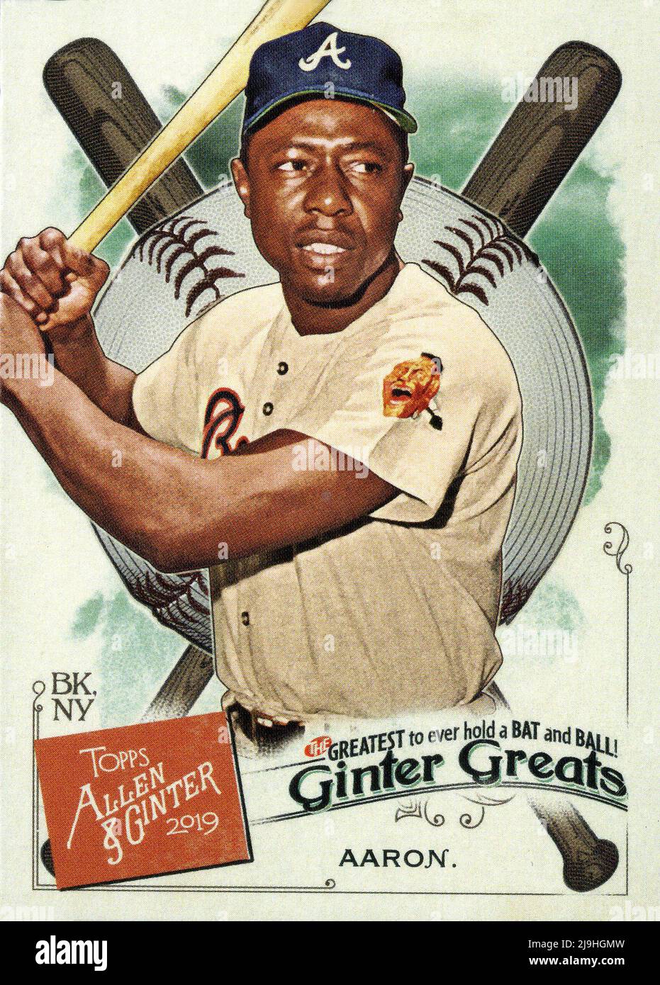 Hank Aaron of the Milwaukee Braves by Retro Images Archive