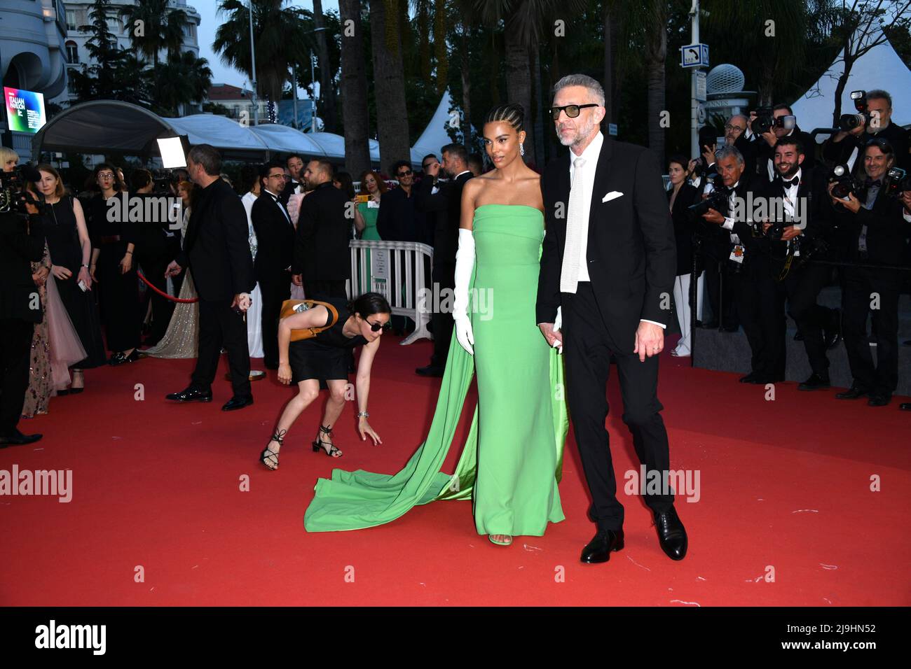 Cannes, France. 23rd May, 2022. 75th Cannes Film Festival 2022, Red