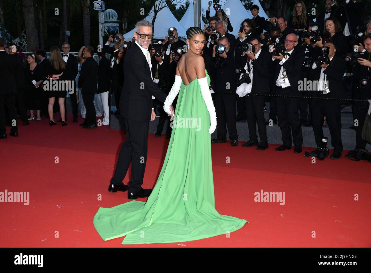 Cannes, France. 23rd May, 2022. 75th Cannes Film Festival 2022, Red