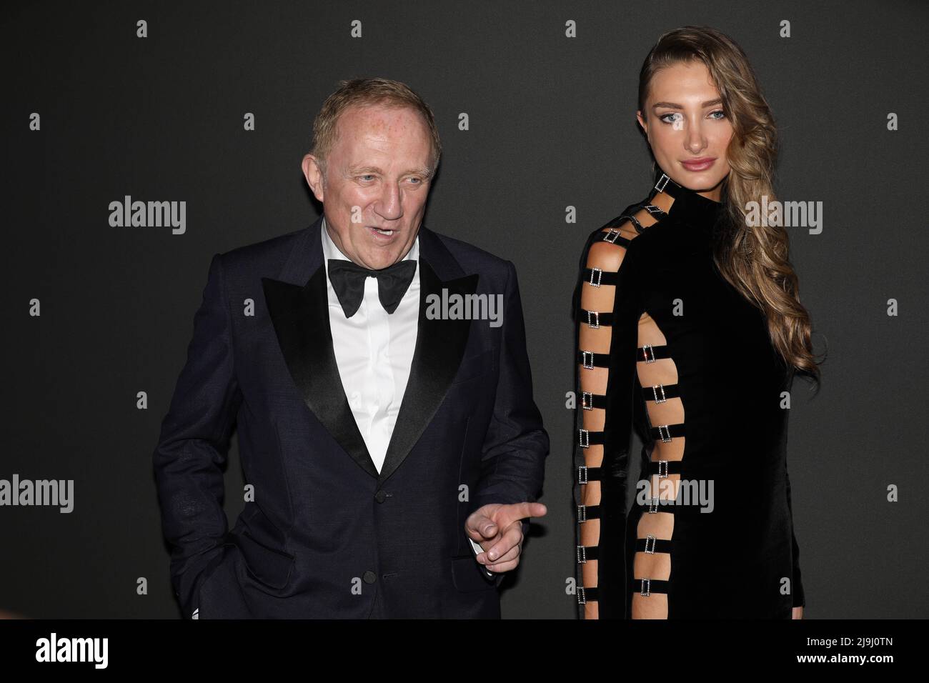 May 23, 2022, Cannes, Cote d'Azur, France: FRANCOIS-HENRI PINAULT and his daugther MATHILDE PINAULT attend the KERING Women in Motion Awards photocall during 75th annual Cannes Film Festival (Credit Image: © Mickael Chavet/ZUMA Press Wire) Stock Photo