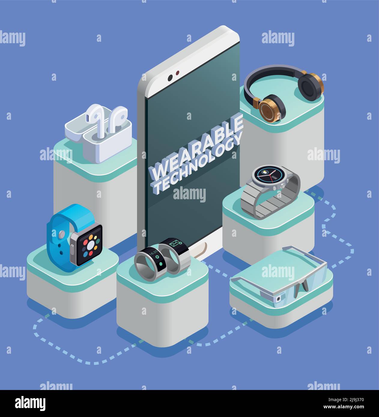 Wearable technology advanced sensor tracking activity gadgets isometric