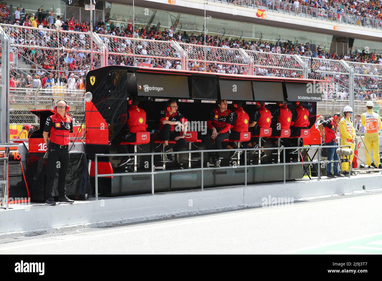 Scuderia Ferrari PitWall during the Formula 1 Championship FORMULA 1 ...