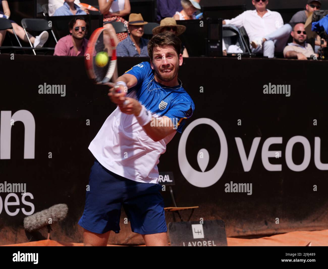 dC.NORRIE (GBR)Winner of the final vs A.MOLCAN (SVK) during the Open Parc Auvergne-Rho?ne-Alpes Lyon 2022, ATP 250 Tennis tournament on May 21, 2022 a Stock Photo