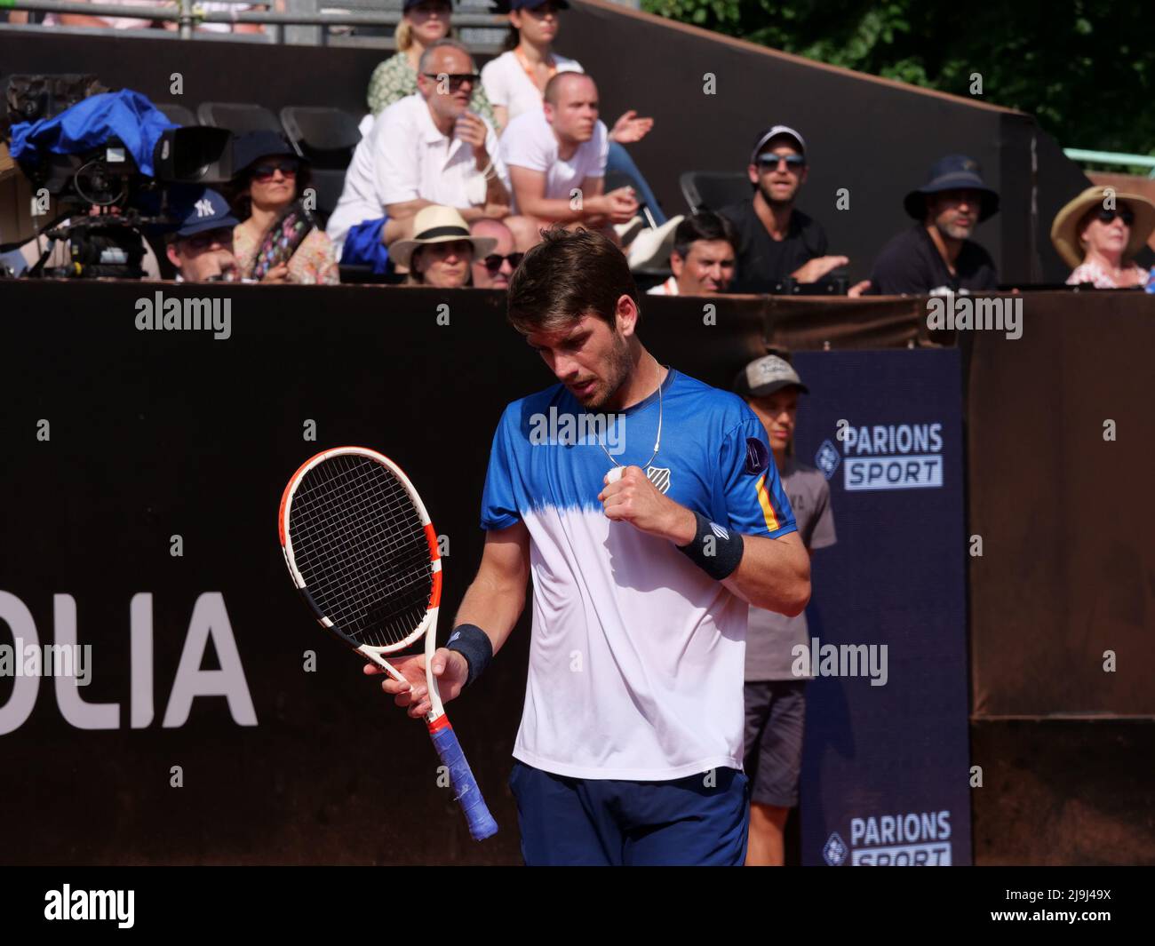 dC.NORRIE (GBR)Winner of the final vs A.MOLCAN (SVK) during the Open Parc Auvergne-Rho?ne-Alpes Lyon 2022, ATP 250 Tennis tournament on May 21, 2022 a Stock Photo