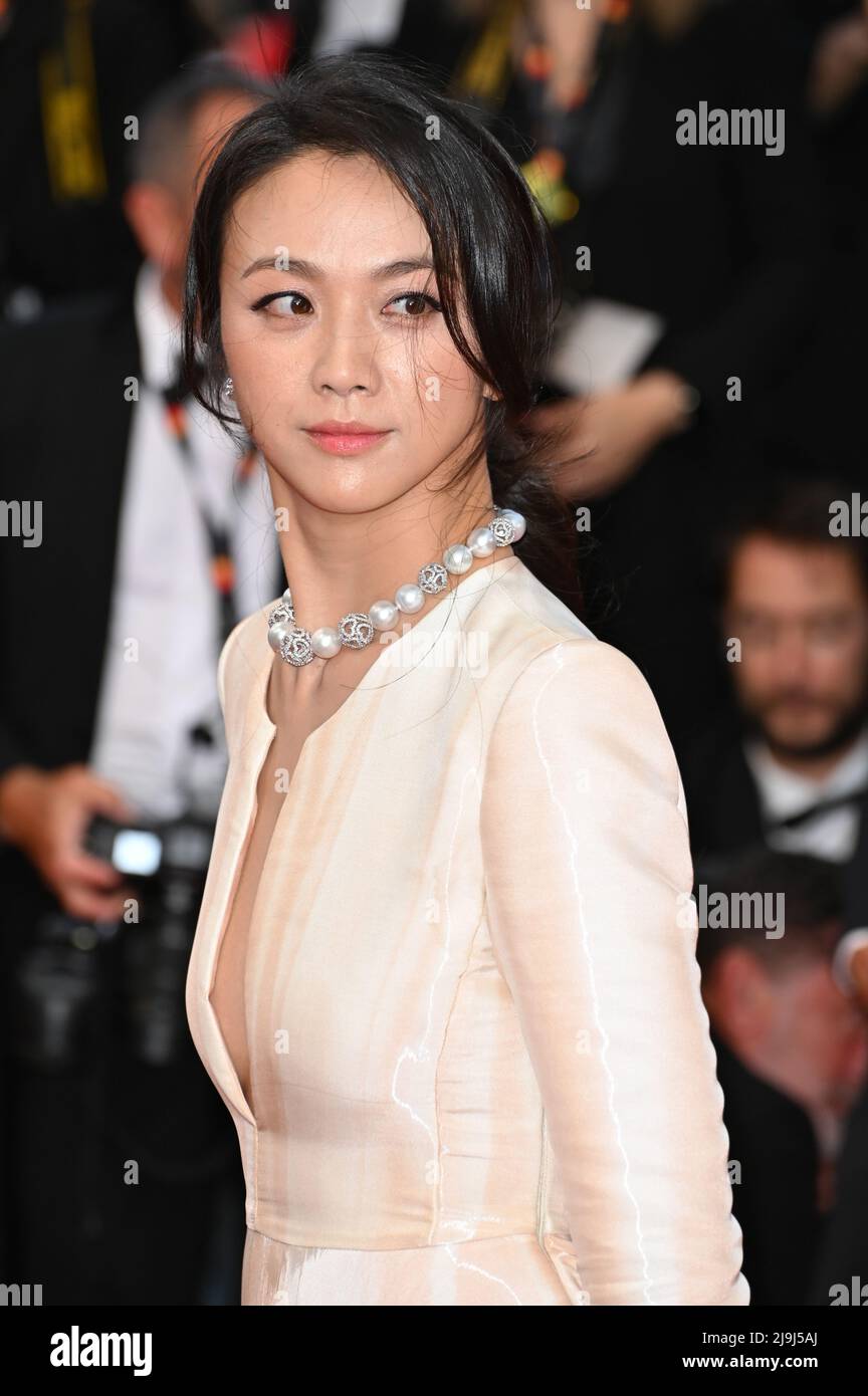Cannes, France. 23rd May, 2022. CANNES, FRANCE. May 23, 2022: Tang Wei at the gala premiere of Decision to Leave at the 75th Festival de Cannes. Picture Credit: Paul Smith/Alamy Live News Stock Photo