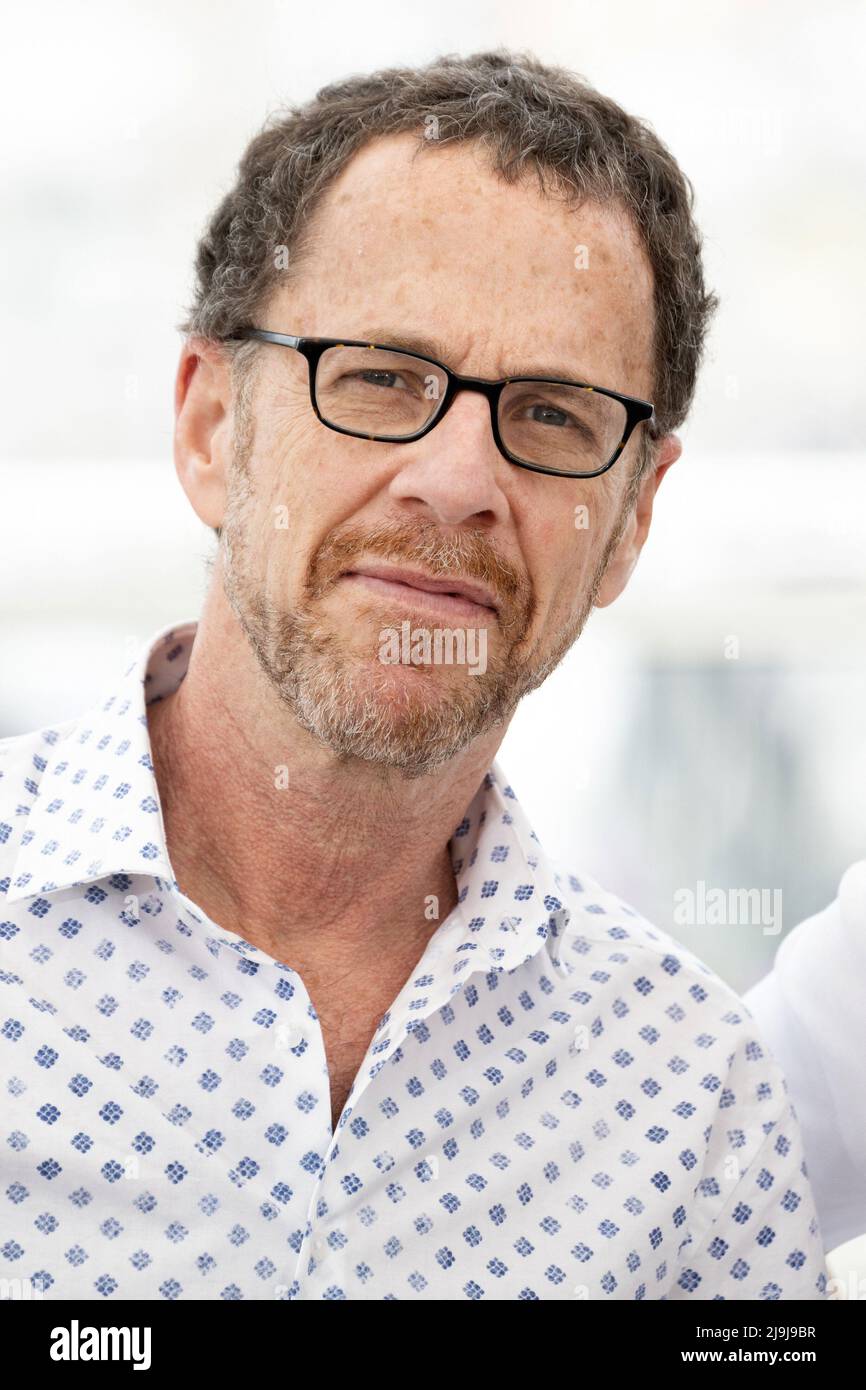Director Ethan Coen attends the photocall for Jerry Lee Lewis: Trouble In  Mind attends the photocall for Moonage Dream during the 75th annual Cannes  film festival at Palais des Festivals on May