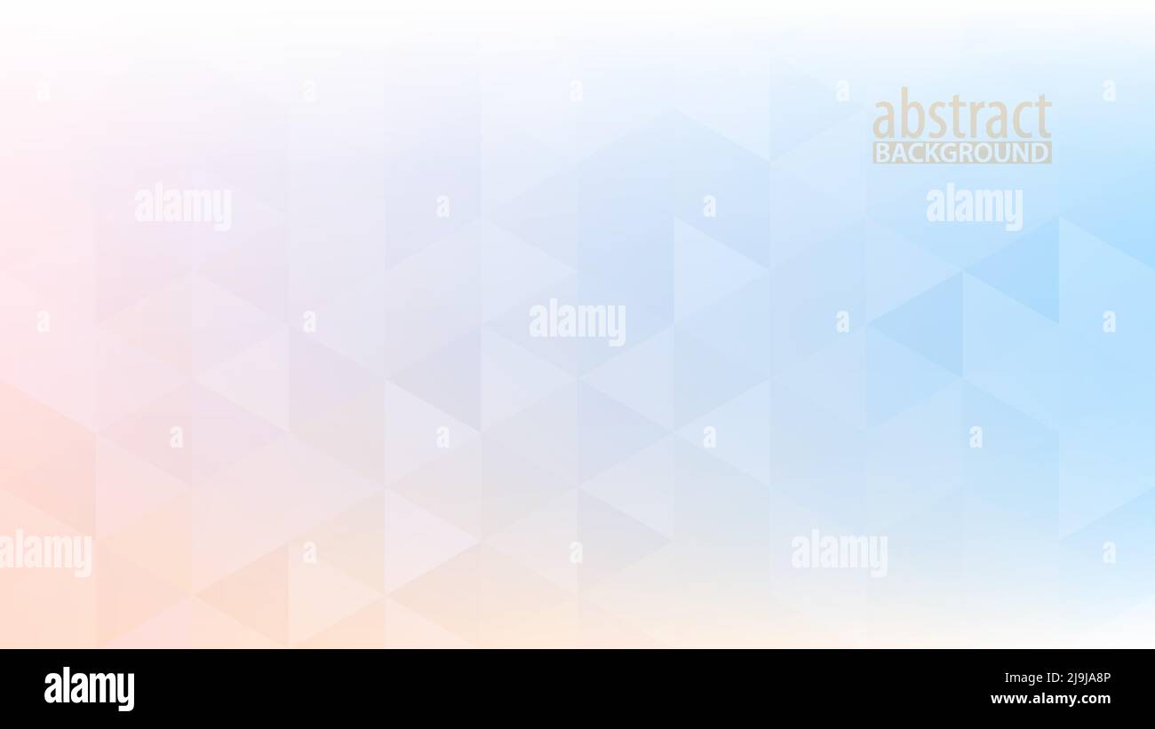 Abstract unsaturated very light orange and pale blue background. Subtle vector graphic pattern Stock Vector