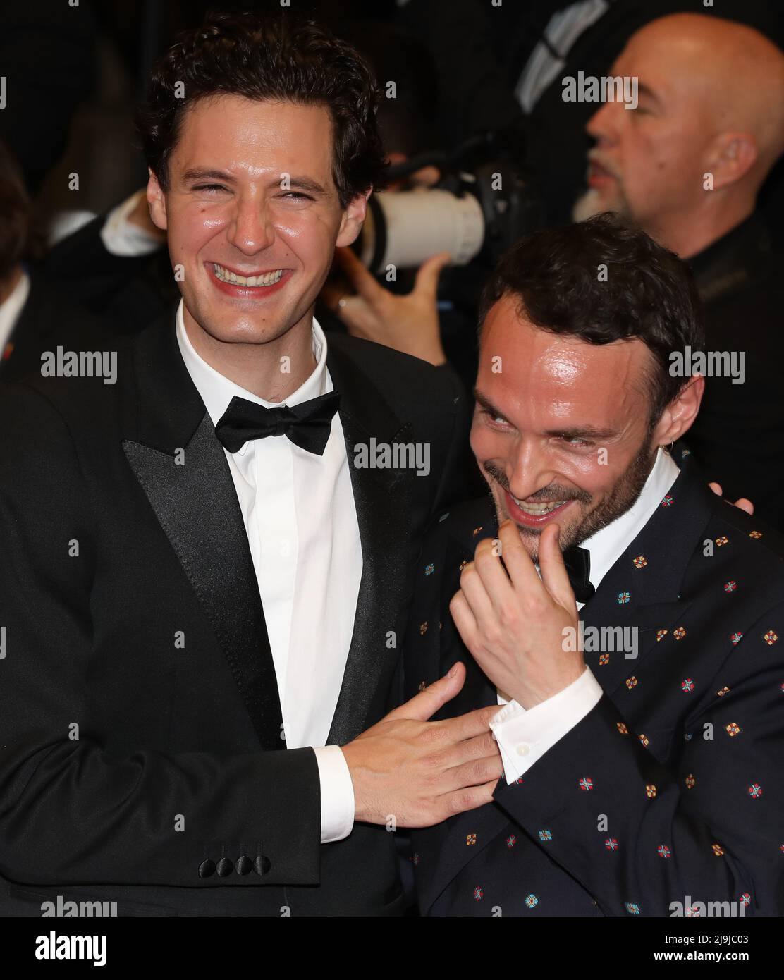May 22, 2022, Cannes, Cote d'Azur, France: VINCENT LACOSTE (left