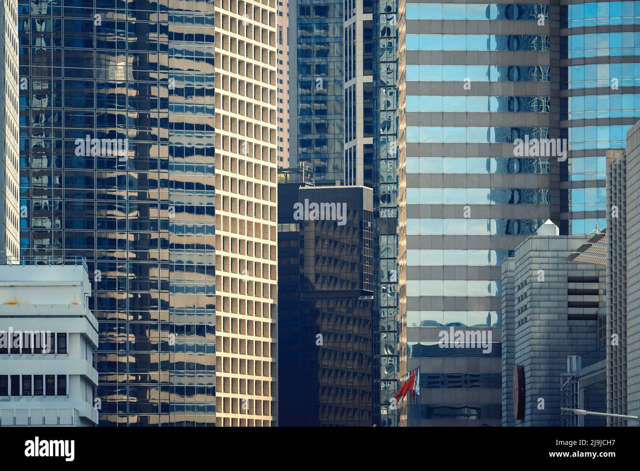 Modern office building close up in Hong Kong Stock Photo - Alamy