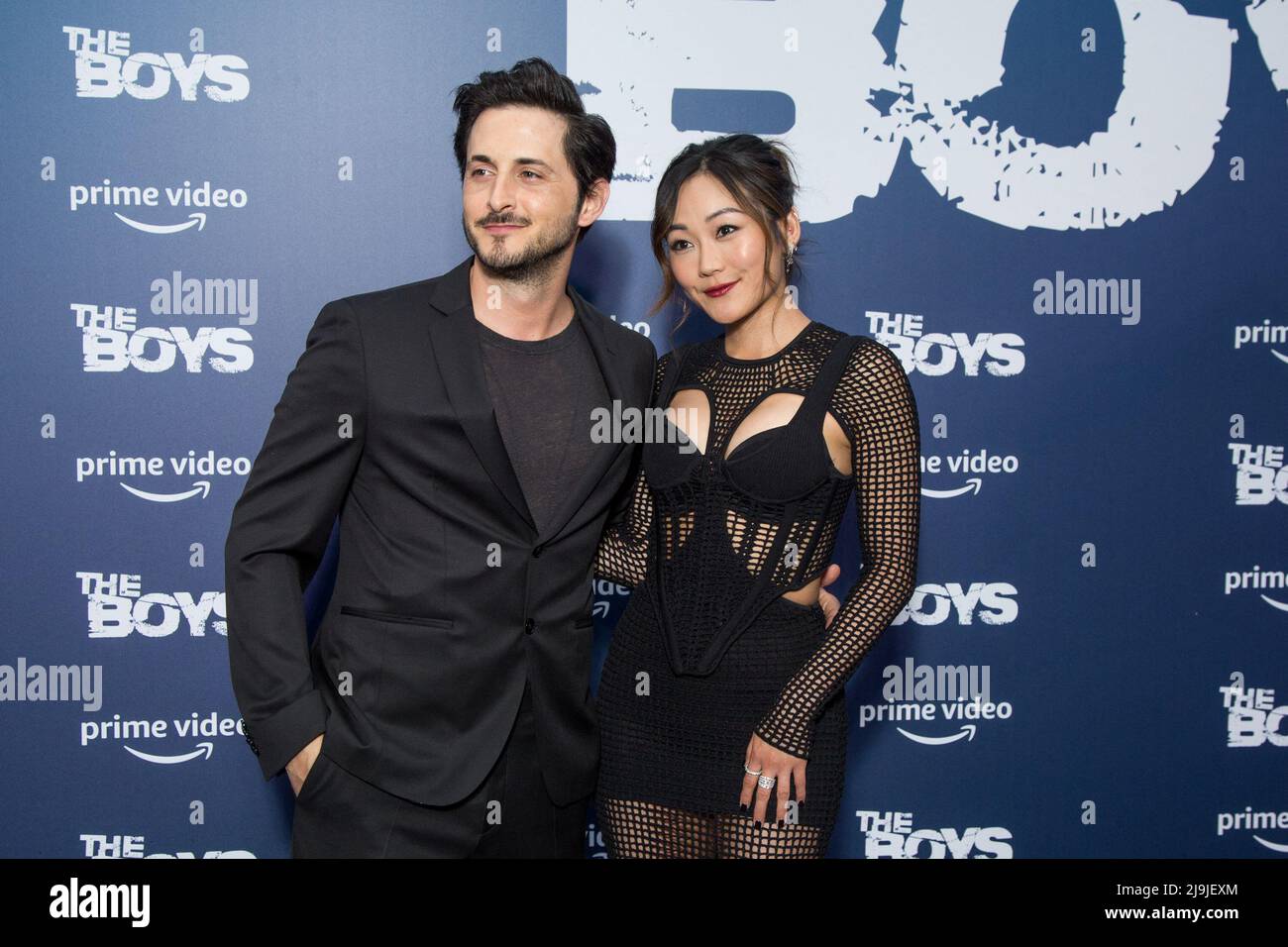 Paris, France, May 23, 2022, Tomer Kapon, Karen Fukuhara attends the