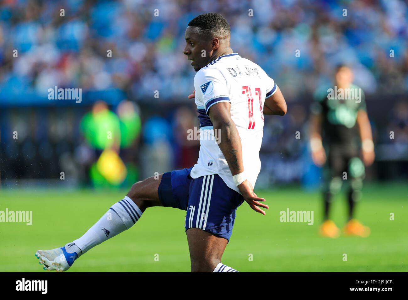 Christmas Lights At Whitecap Staduim 2022 Charlotte, Nc - May 22: Cristian Dã¡Jome (11) Of Vancouver Whitecaps Kicks  The Ball During A Soccer Match Between The Charlotte Fc And The Vancouver  Whitecaps On May 22, 2022 At Bank