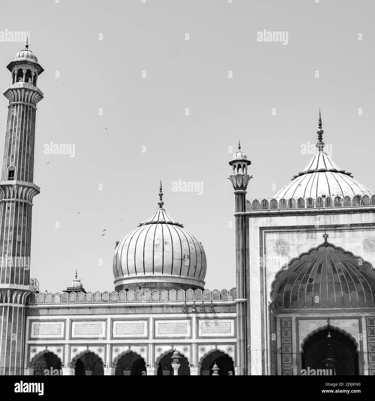 The spectacular architecture of the Great Friday Mosque (Jama Masjid