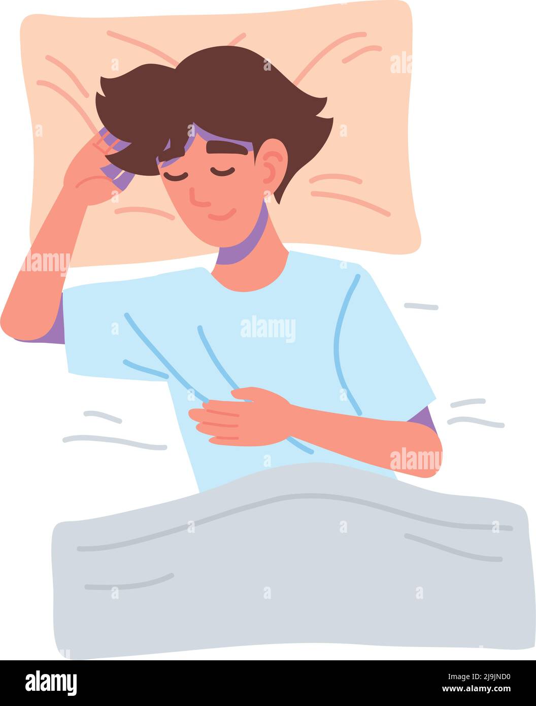 young man sleeping Stock Vector Image & Art - Alamy