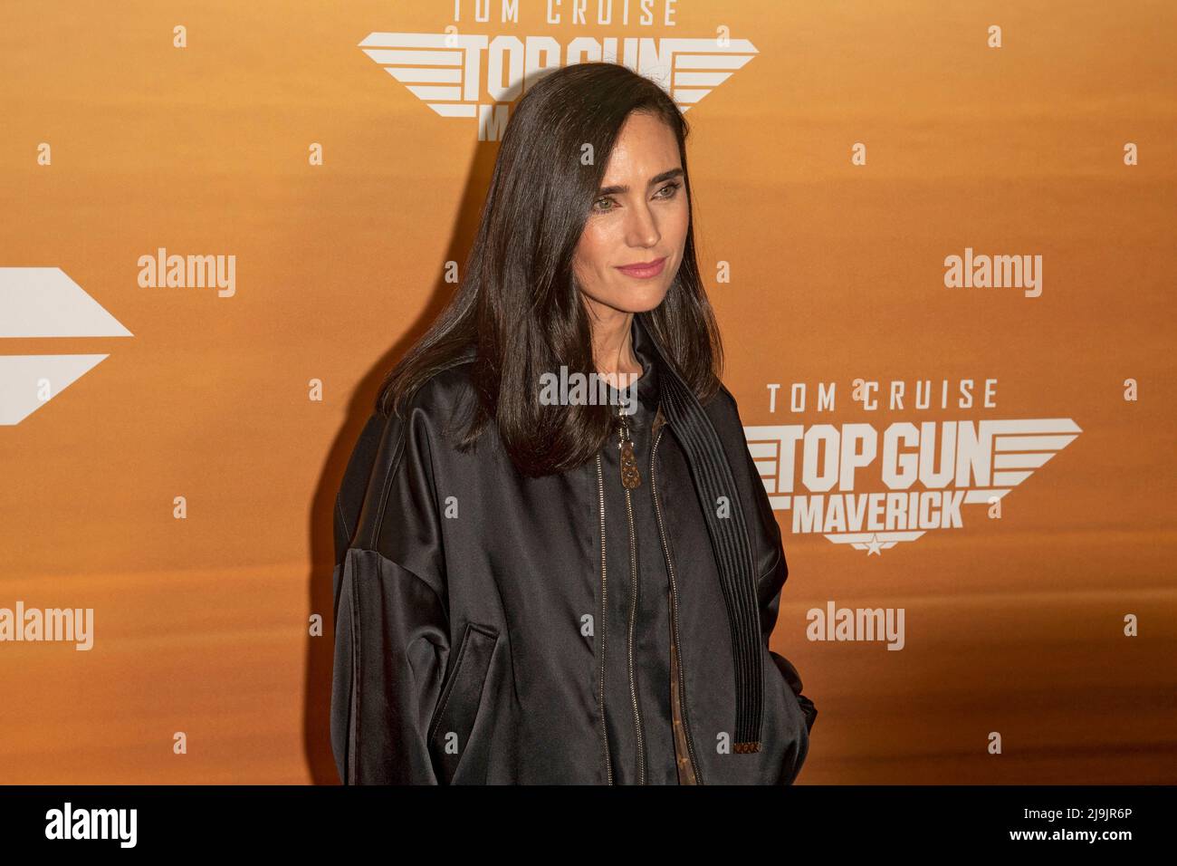 Jennifer Connelly Top Gun Maverick Penny Benjamin Brown Jacket