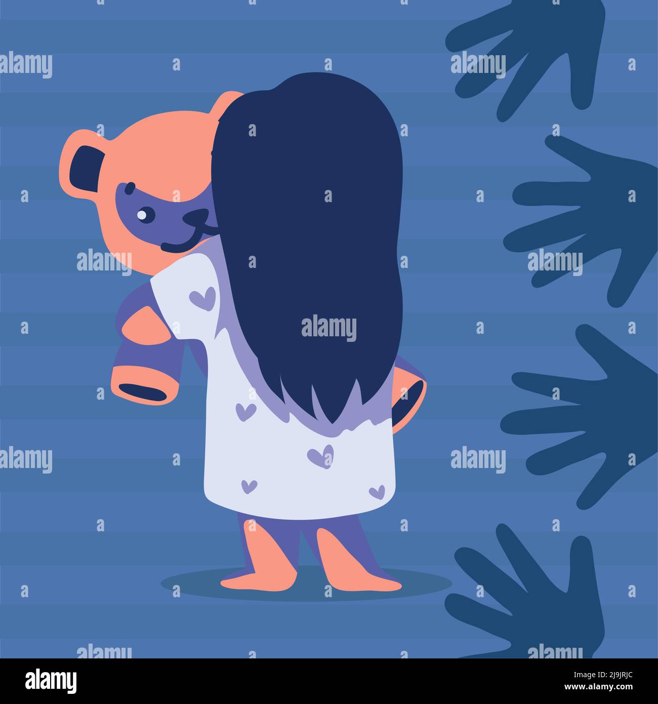 Kidnap girl Stock Vector Images - Alamy