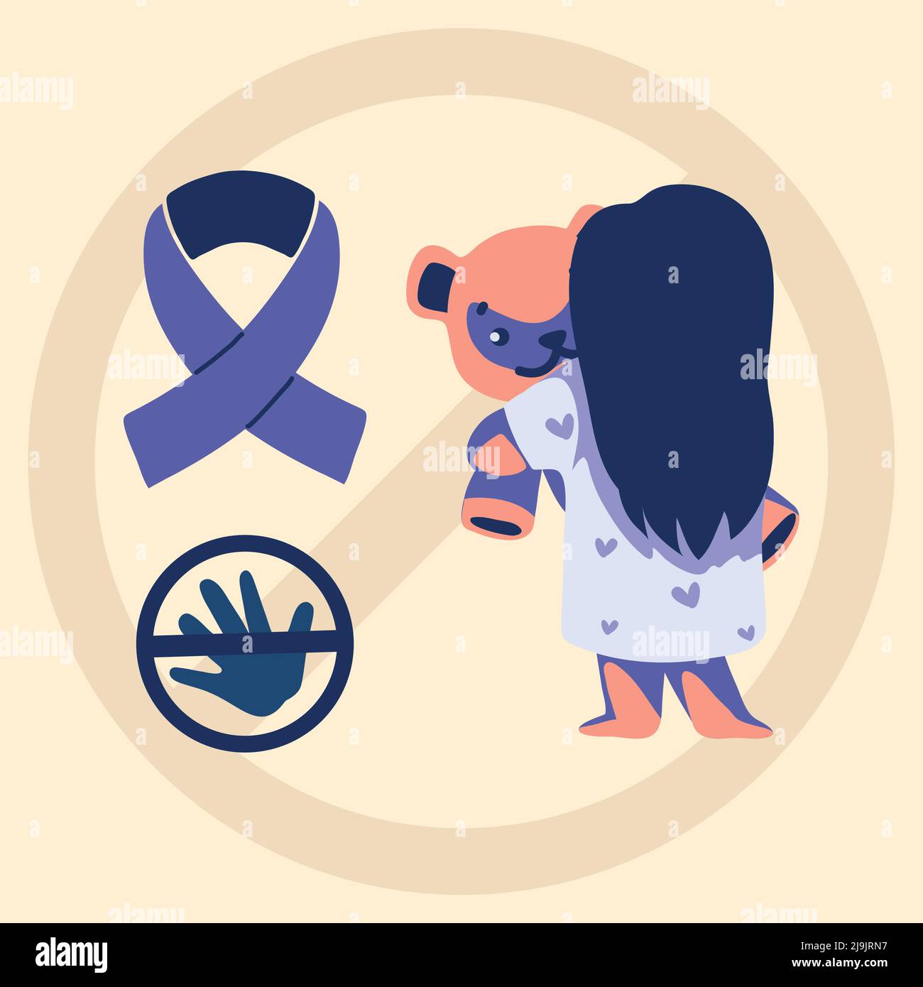 national child abuse, unhappy girl Stock Vector Image & Art - Alamy