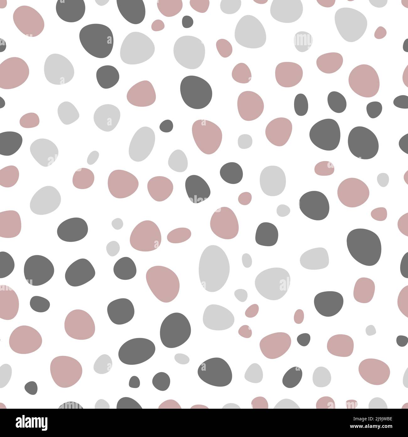Vector seamless organic pattern with strokes Stock Vector