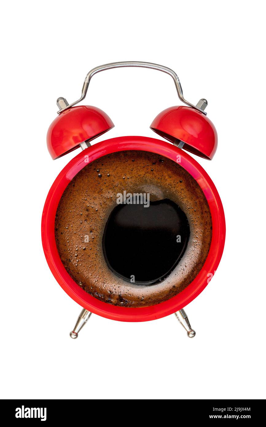 https://c8.alamy.com/comp/2J9JX4M/retro-red-alarm-clock-with-black-coffee-in-middle-coffee-time-concept-2J9JX4M.jpg