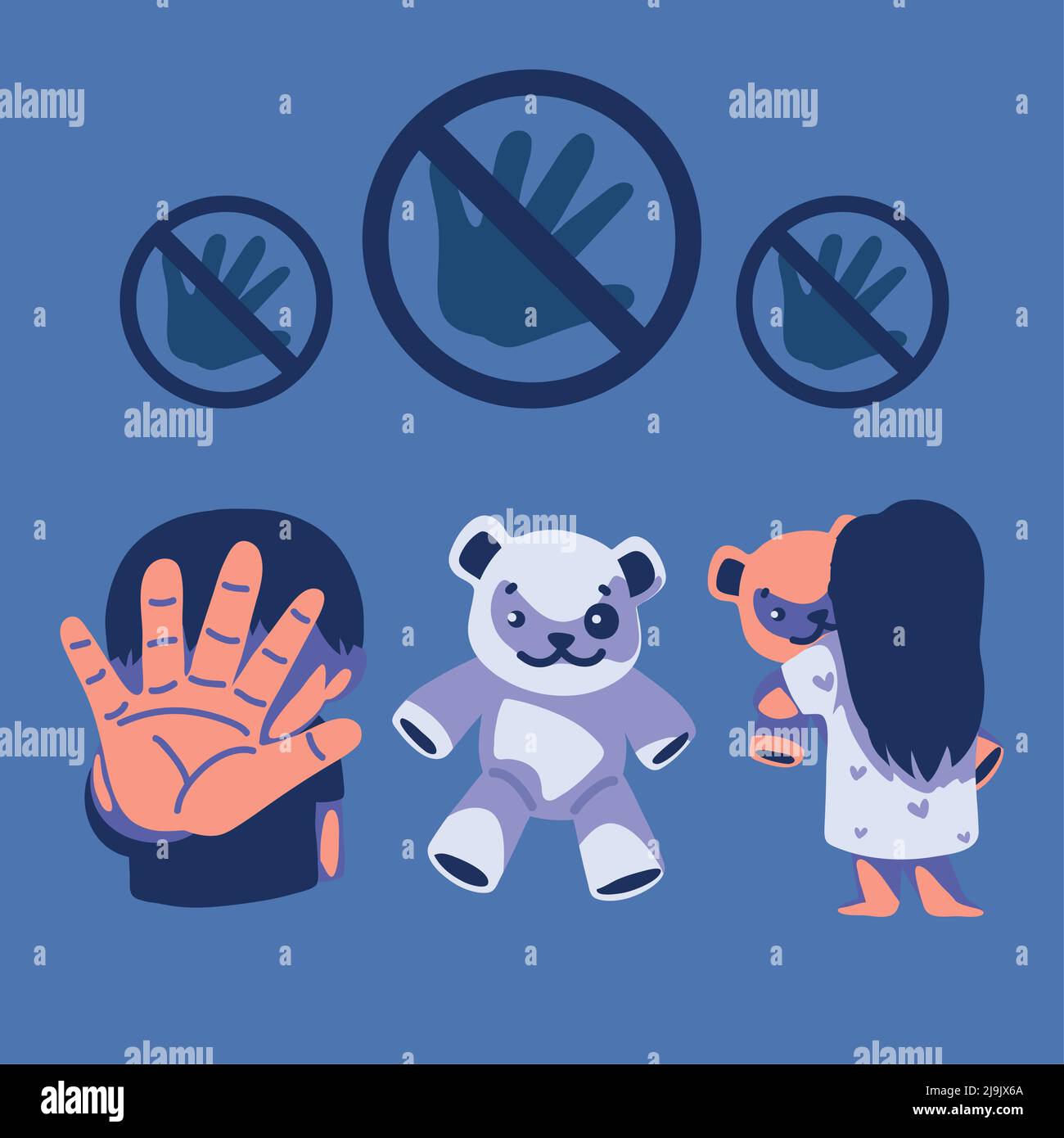 kids victims, child abuse Stock Vector Image & Art - Alamy