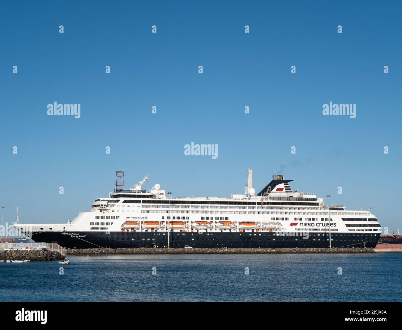 Puerto del Rosario, Spain; May 5th 2022: Vasco da Gama ship from Nicko ...