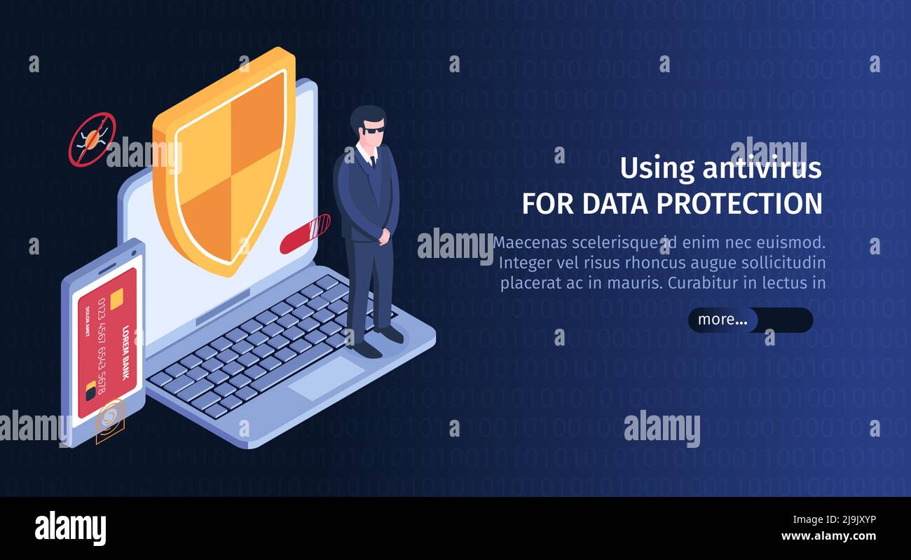Data privacy horizontal banner hi-res stock photography and images - Alamy