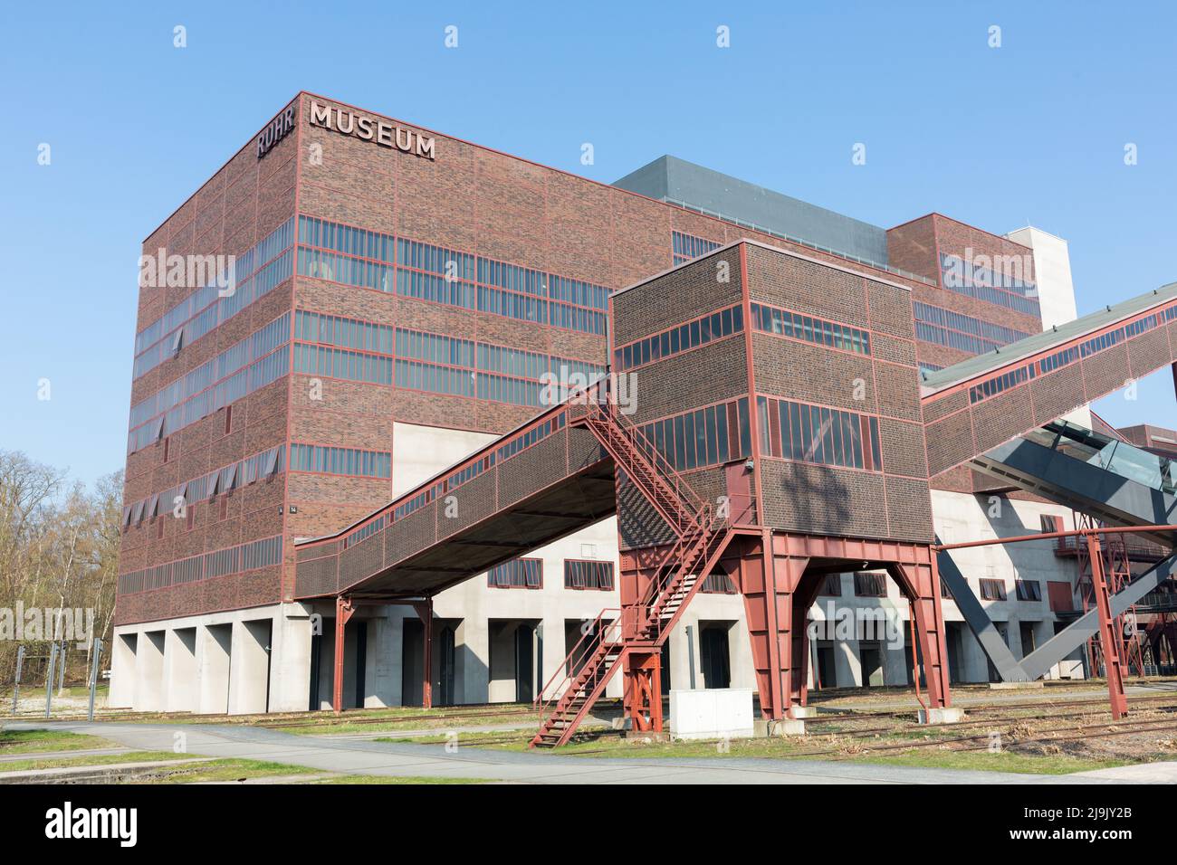 Essen, Germany - Mar 26, 2022: Former coking plant of Zeche Zollverein. Today it hosts the Ruhr Museum. Stock Photo