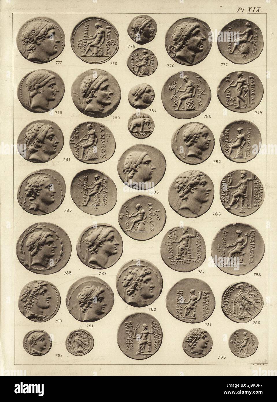 from the book ' Greek coins and their parent cities ' by John Ward, and Sir George Francis Hill, Publication date 1902 Publisher London, J. Murray Stock Photo