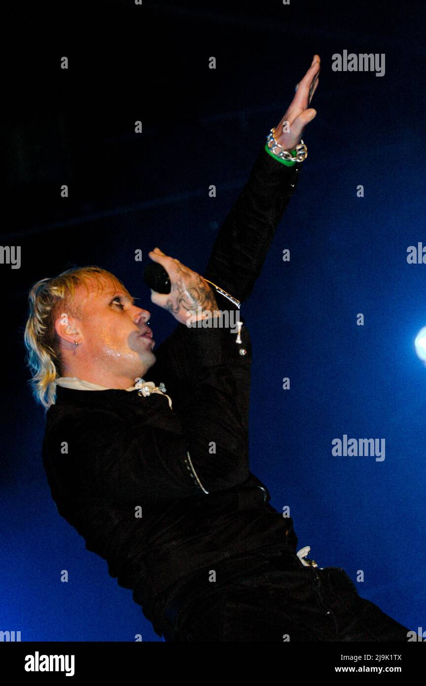 Keith Flint - The Prodigy,  Hylands Park, Chelmsford, Essex, Britain - 21st Aug 2005 Stock Photo